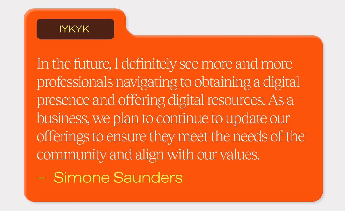 A quote block from Simone's blog post