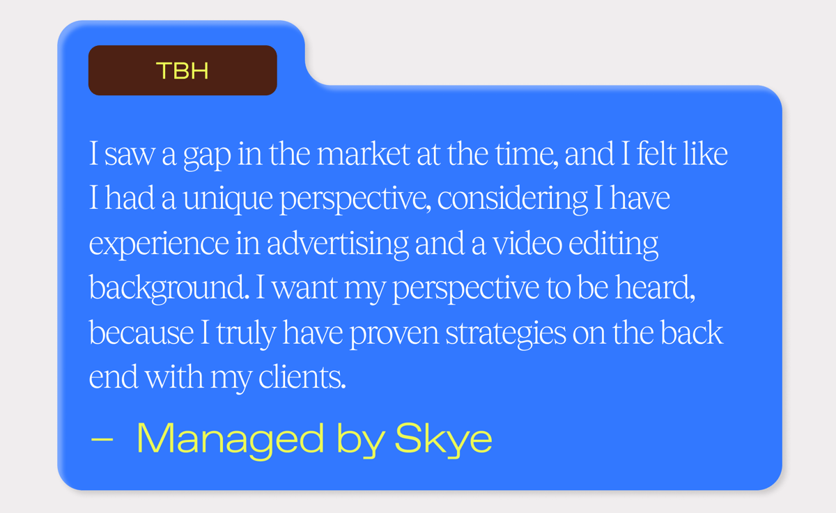 a quote block from Skye's blog